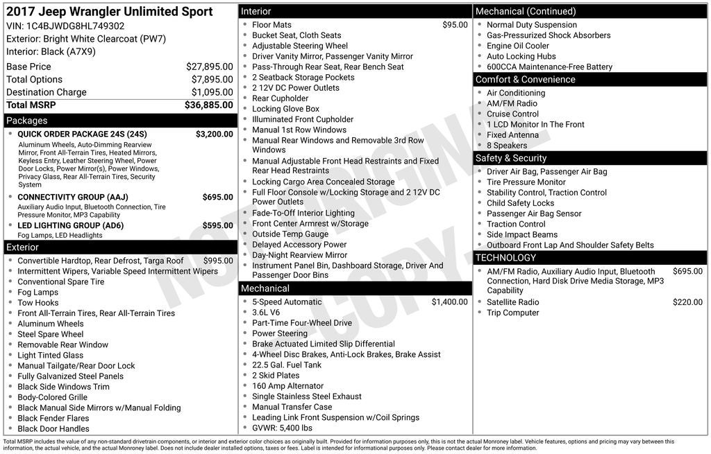 jeep wrangler unlimited 2017 1C4BJWDG8HL749302 image jeep wrangler unlimited 2017 1C4BJWDG8HL749302 image